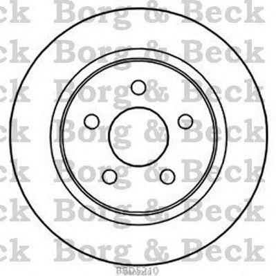 BORG & BECK bbd5210 -  Тормозной диск